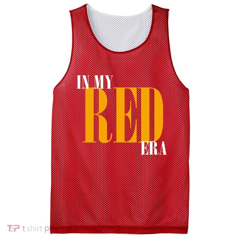 In My Red Era Mesh Reversible Basketball Jersey Tank