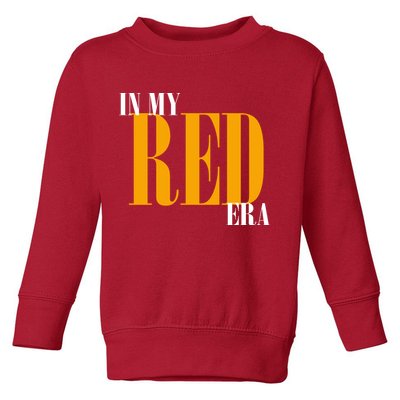 In My Red Era Toddler Sweatshirt