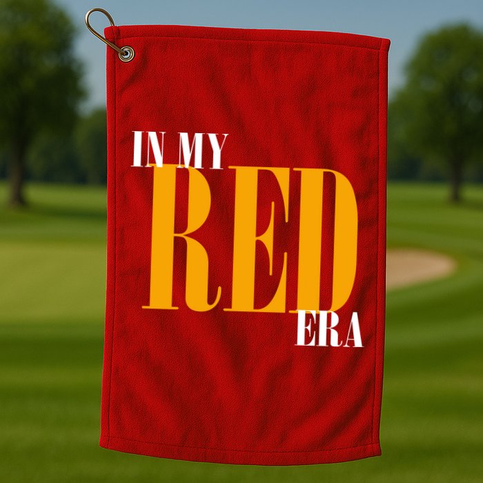 In My Red Era Golf Towel