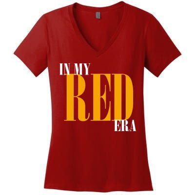 In My Red Era Women's V-Neck T-Shirt