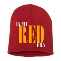 In My Red Era Short Acrylic Beanie