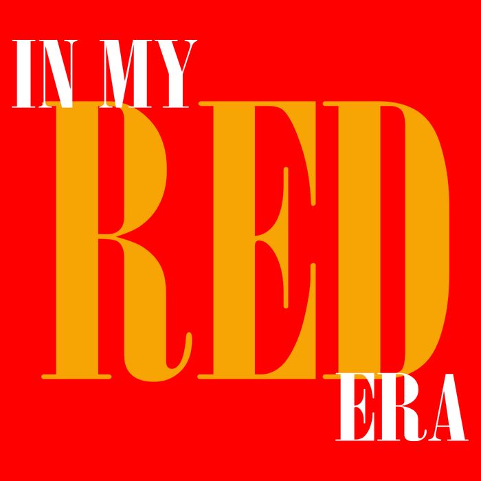 In My Red Era Short Acrylic Beanie