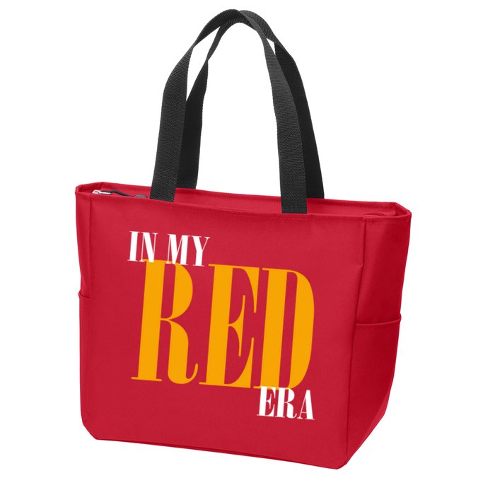 In My Red Era Zip Tote Bag