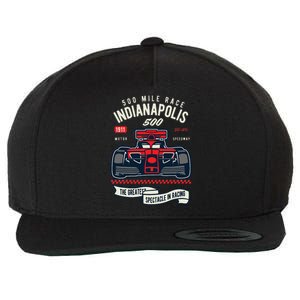 Indianapolis Mile Race Wool Snapback Cap