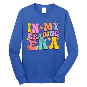 In My Reading Era Book Funny Book Reader Retro Groovy Gift Long Sleeve Shirt