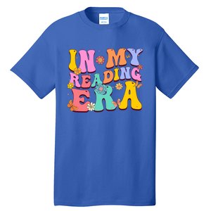 In My Reading Era Book Funny Book Reader Retro Groovy Gift Tall T-Shirt