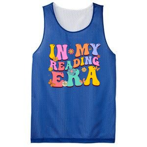 In My Reading Era Book Funny Book Reader Retro Groovy Gift Mesh Reversible Basketball Jersey Tank