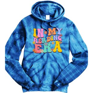 In My Reading Era Book Funny Book Reader Retro Groovy Gift Tie Dye Hoodie