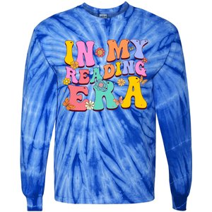 In My Reading Era Book Funny Book Reader Retro Groovy Gift Tie-Dye Long Sleeve Shirt