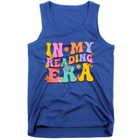 In My Reading Era Book Funny Book Reader Retro Groovy Gift Tank Top