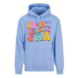 In My Reading Era Book Funny Book Reader Retro Groovy Gift Unisex Surf Hoodie