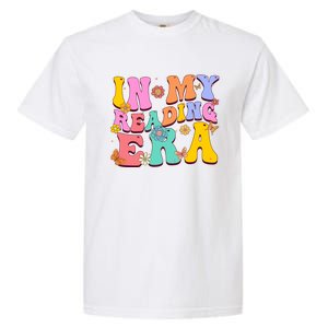 In My Reading Era Book Funny Book Reader Retro Groovy Gift Garment-Dyed Heavyweight T-Shirt