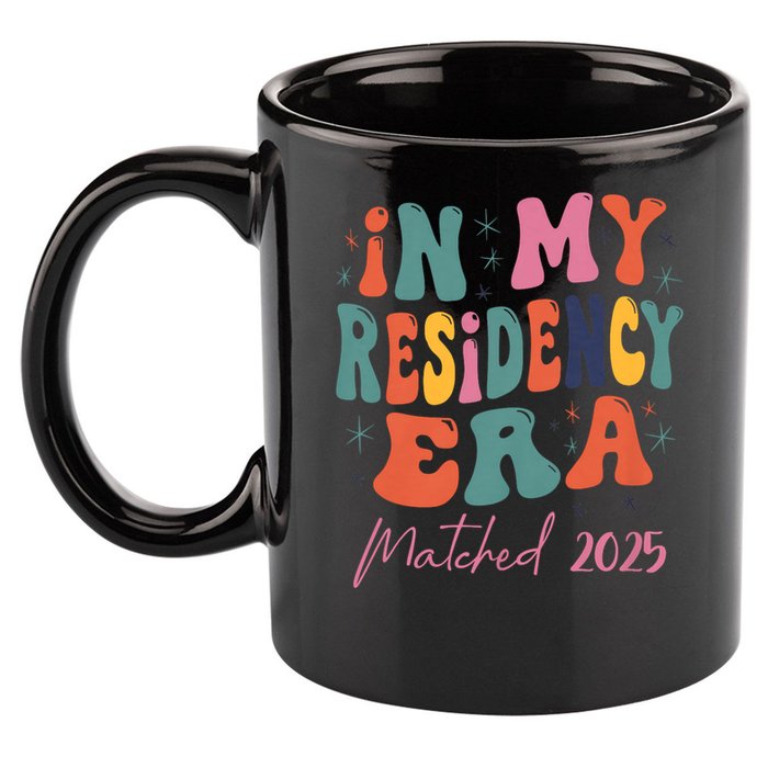 In My Residency Era I Matched 2025 New Resident 11oz C Handle Ceramic Mug