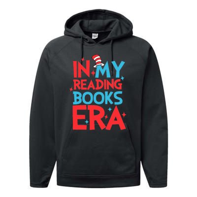 In My Reading Books Era Teachers Autism Awareness Book Lover Performance Fleece Hoodie