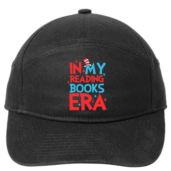 In My Reading Books Era Teachers Autism Awareness Book Lover 7-Panel Snapback Hat