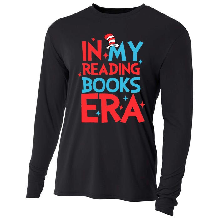 In My Reading Books Era Teachers Autism Awareness Book Lover Cooling Performance Long Sleeve Crew