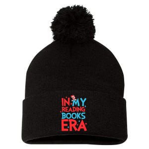 In My Reading Books Era Teachers Autism Awareness Book Lover Pom Pom 12in Knit Beanie