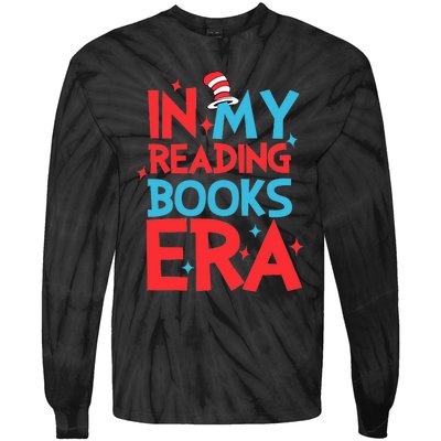 In My Reading Books Era Teachers Autism Awareness Book Lover Tie-Dye Long Sleeve Shirt