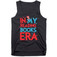 In My Reading Books Era Teachers Autism Awareness Book Lover Tank Top