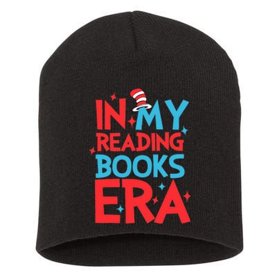 In My Reading Books Era Teachers Autism Awareness Book Lover Short Acrylic Beanie