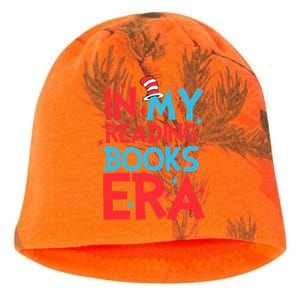 In My Reading Books Era Teachers Autism Awareness Book Lover Kati - Camo Knit Beanie