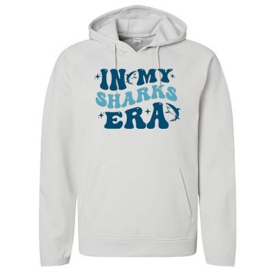 In My Sharks Era Groovy Performance Fleece Hoodie