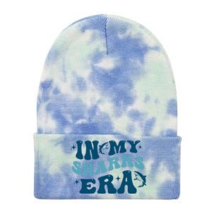 In My Sharks Era Groovy Tie Dye 12in Knit Beanie