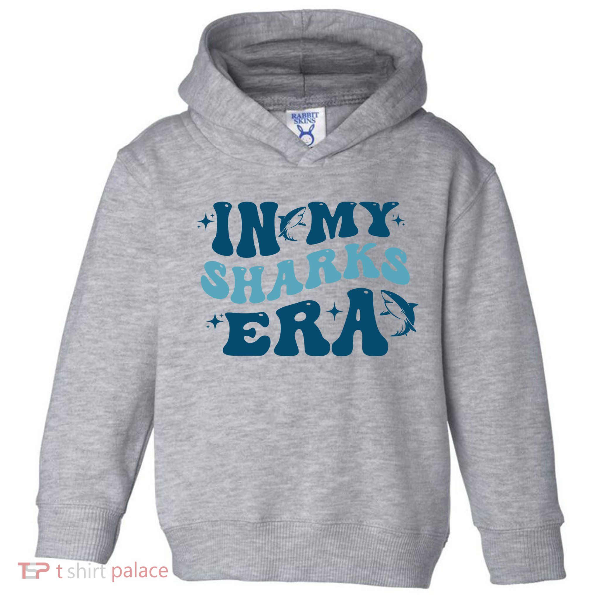In My Sharks Era Groovy Toddler Hoodie