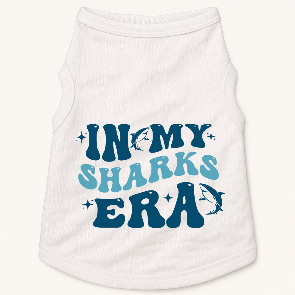In My Sharks Era Groovy Doggie Tank