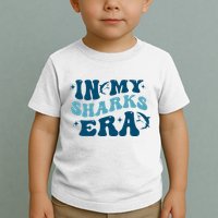 In My Sharks Era Groovy Toddler T-Shirt