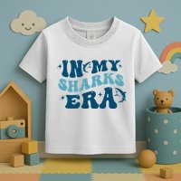 In My Sharks Era Groovy Toddler T-Shirt