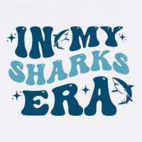 In My Sharks Era Groovy Toddler T-Shirt