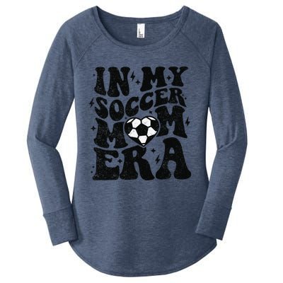 In My Soccer Mom Era Retro Soccer Mama Mothers Day Women's Perfect Tri Tunic Long Sleeve Shirt