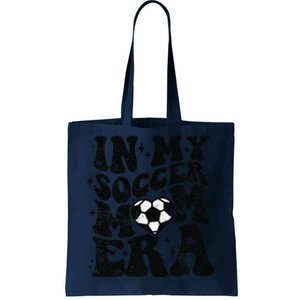 In My Soccer Mom Era Retro Soccer Mama Mothers Day Tote Bag