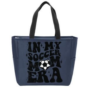 In My Soccer Mom Era Retro Soccer Mama Mothers Day Zip Tote Bag