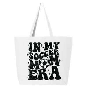 In My Soccer Mom Era Retro Soccer Mama Mothers Day 25L Jumbo Tote