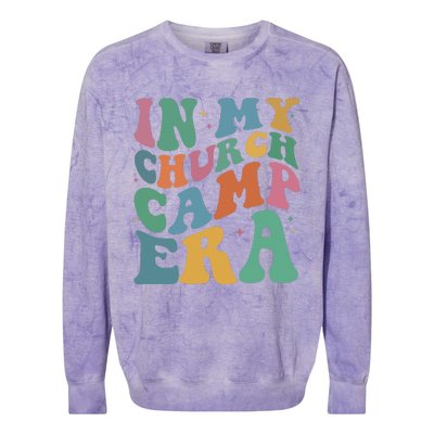 In My Summer Camp Era Colorblast Crewneck Sweatshirt