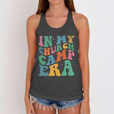 In My Summer Camp Era Women's Knotted Racerback Tank