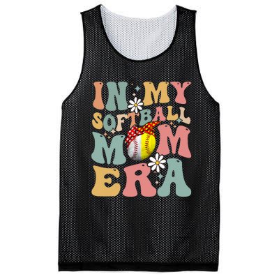 In My Softball Mom Era Funny Softball Mama MotherS Day Gift Mesh Reversible Basketball Jersey Tank