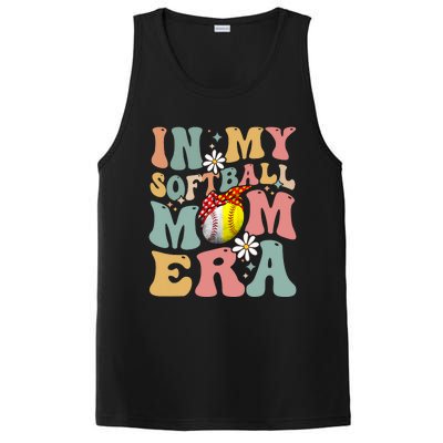 In My Softball Mom Era Funny Softball Mama MotherS Day Gift PosiCharge Competitor Tank