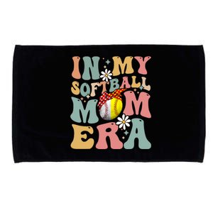 In My Softball Mom Era Funny Softball Mama MotherS Day Gift Microfiber Hand Towel