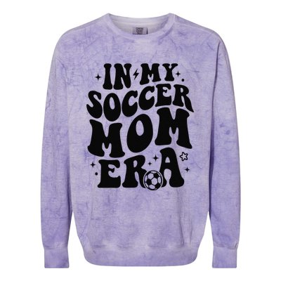 In My Soccer Mom Era Colorblast Crewneck Sweatshirt