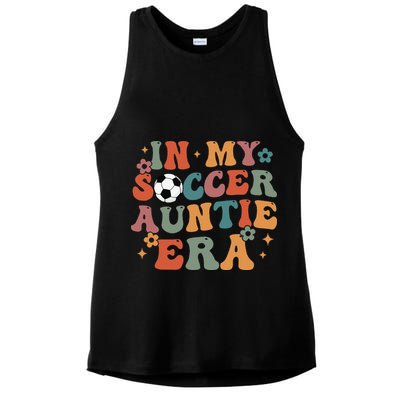 In My Soccer Auntie Era Ladies PosiCharge Tri-Blend Wicking Tank