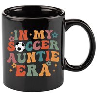 In My Soccer Auntie Era 11oz C Handle Ceramic Mug