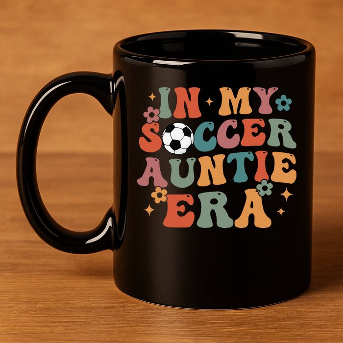 In My Soccer Auntie Era 11oz C Handle Ceramic Mug