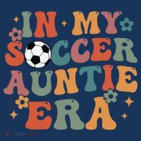In My Soccer Auntie Era Kids T-Shirt