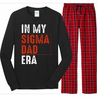 In My Sigma Dad Era Funny Meme Alpha Male Sigma Daddy Father Long Sleeve Pajama Set