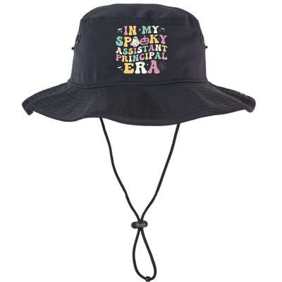 In My Spooky Assistant Principal Era Retro Ghost Halloween Legacy Cool Fit Booney Bucket Hat