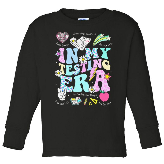 In My Staar Era Motivational Testing Test Day Funny Teacher Gift Toddler Long Sleeve Shirt