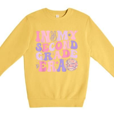 In My Second Grade Era Back To School Teacher Premium Crewneck Sweatshirt